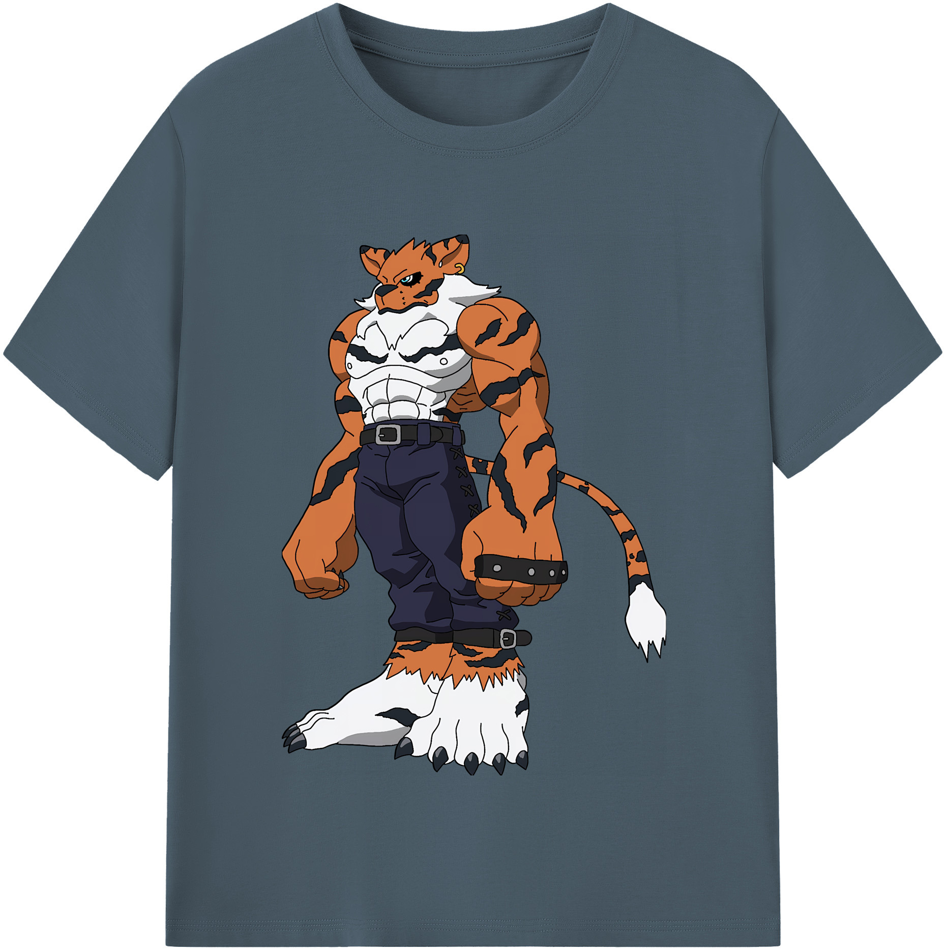 （画像用） Digimon デジタルモンスター/デジモン 綿100％半袖Tシャツ（フロントプリント）